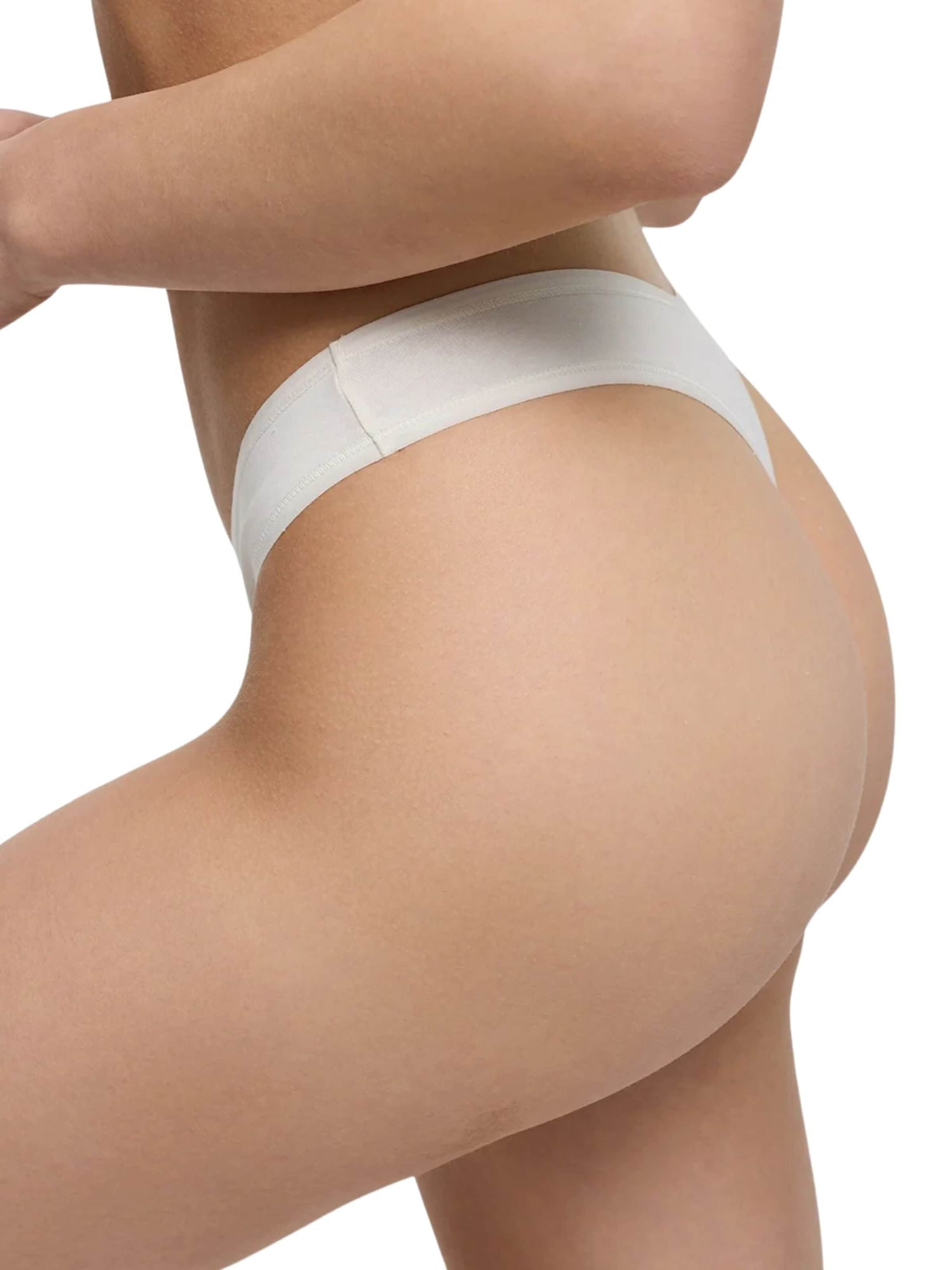 cfab (formerly creamy fabrics) Trosa 'Basic Cotton Slip' i vit