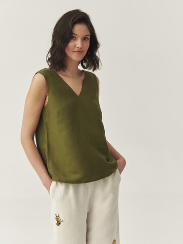 TATUUM Blouse in Green: front