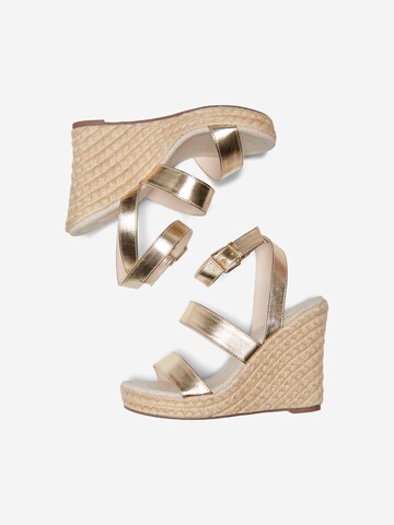 ONLY Sandal 'AMELIA' i guld