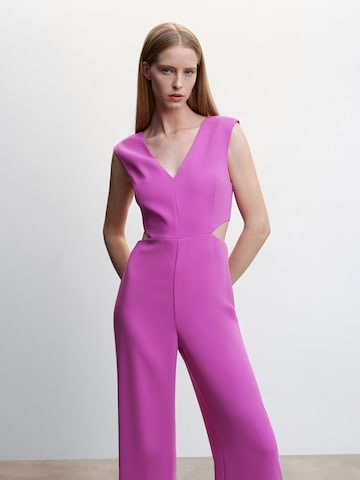 MANGO Jumpsuit 'Holy' in Pink: front