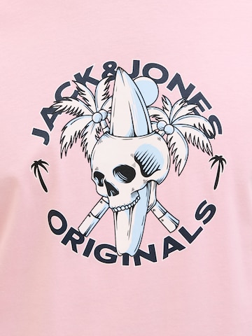 JACK & JONES Bluser & t-shirts 'JORSkull Coast' i pink