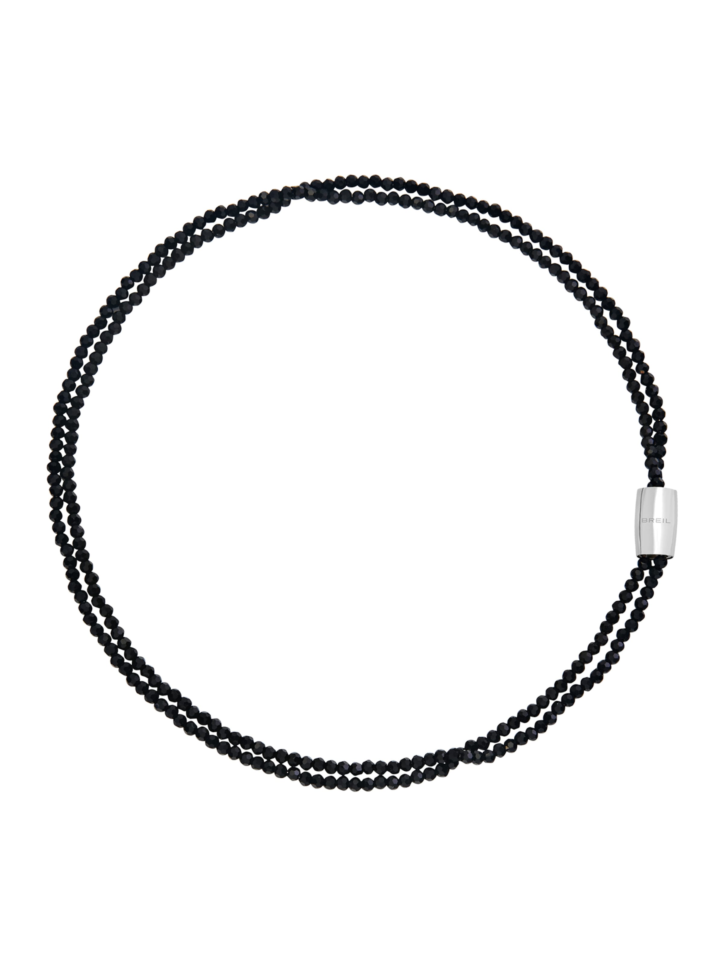 Collana di Breil in nero: frontale