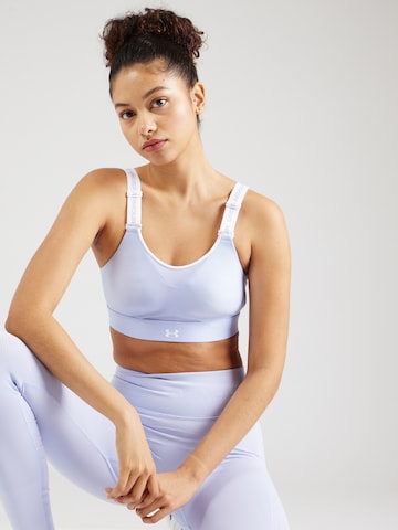 UNDER ARMOUR Bustier Biustonosz sportowy 'Infinity 2.0' w kolorze fioletowy: przód