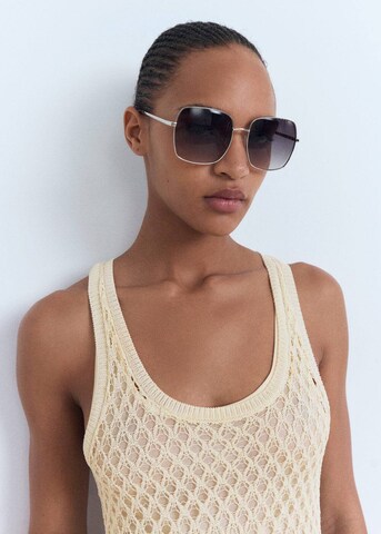 MANGO Kleid in Beige