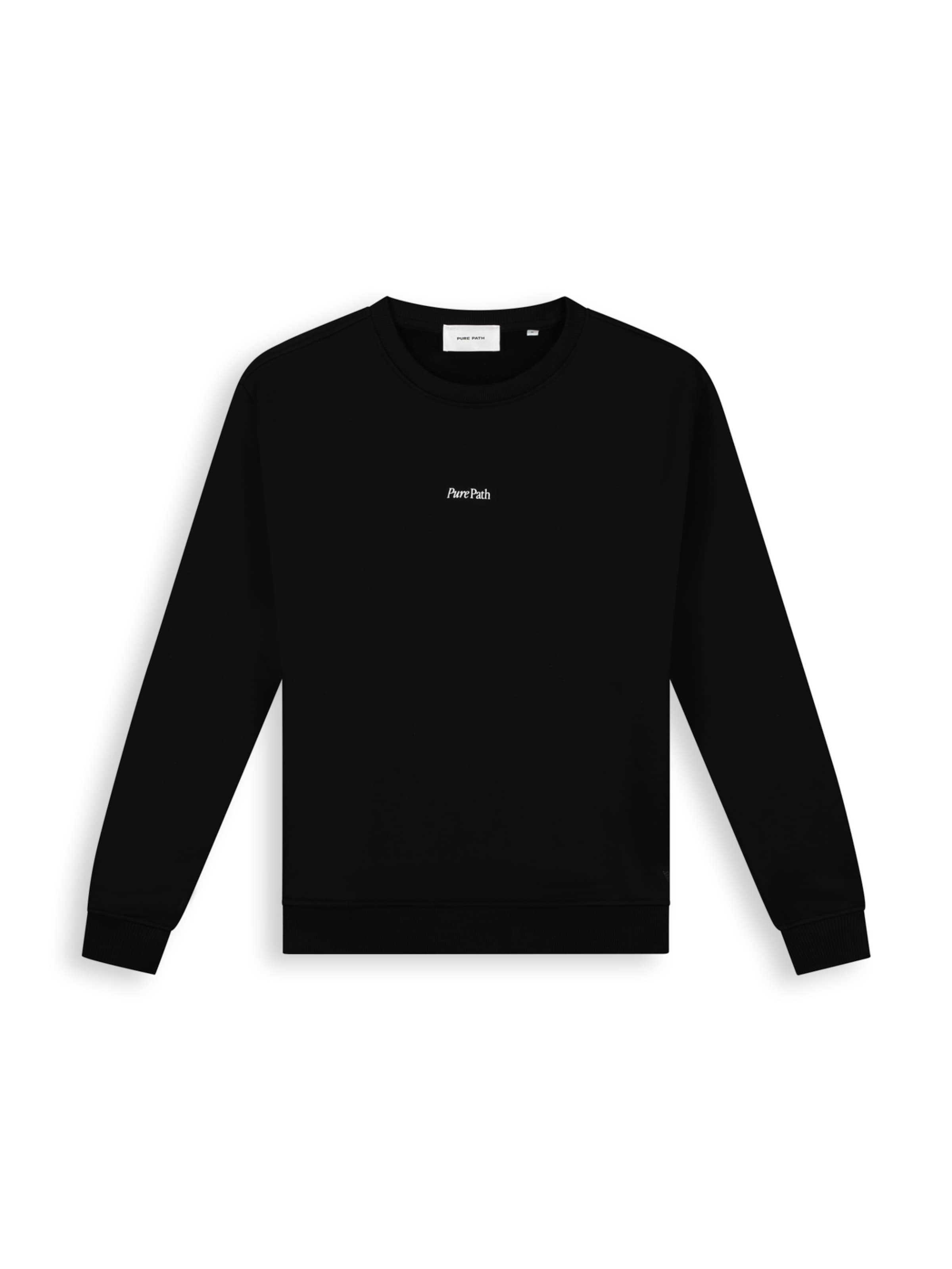 Pure Path Sweatshirt‌‌‌‌‌‌‌‌‌ in Schwarz: Vorderseite