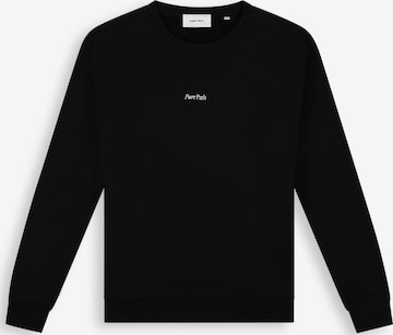 Pure Path Sweatshirt in Schwarz: Vorderseite