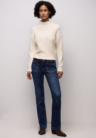 STREET ONE Bootcut Jeans in Blau