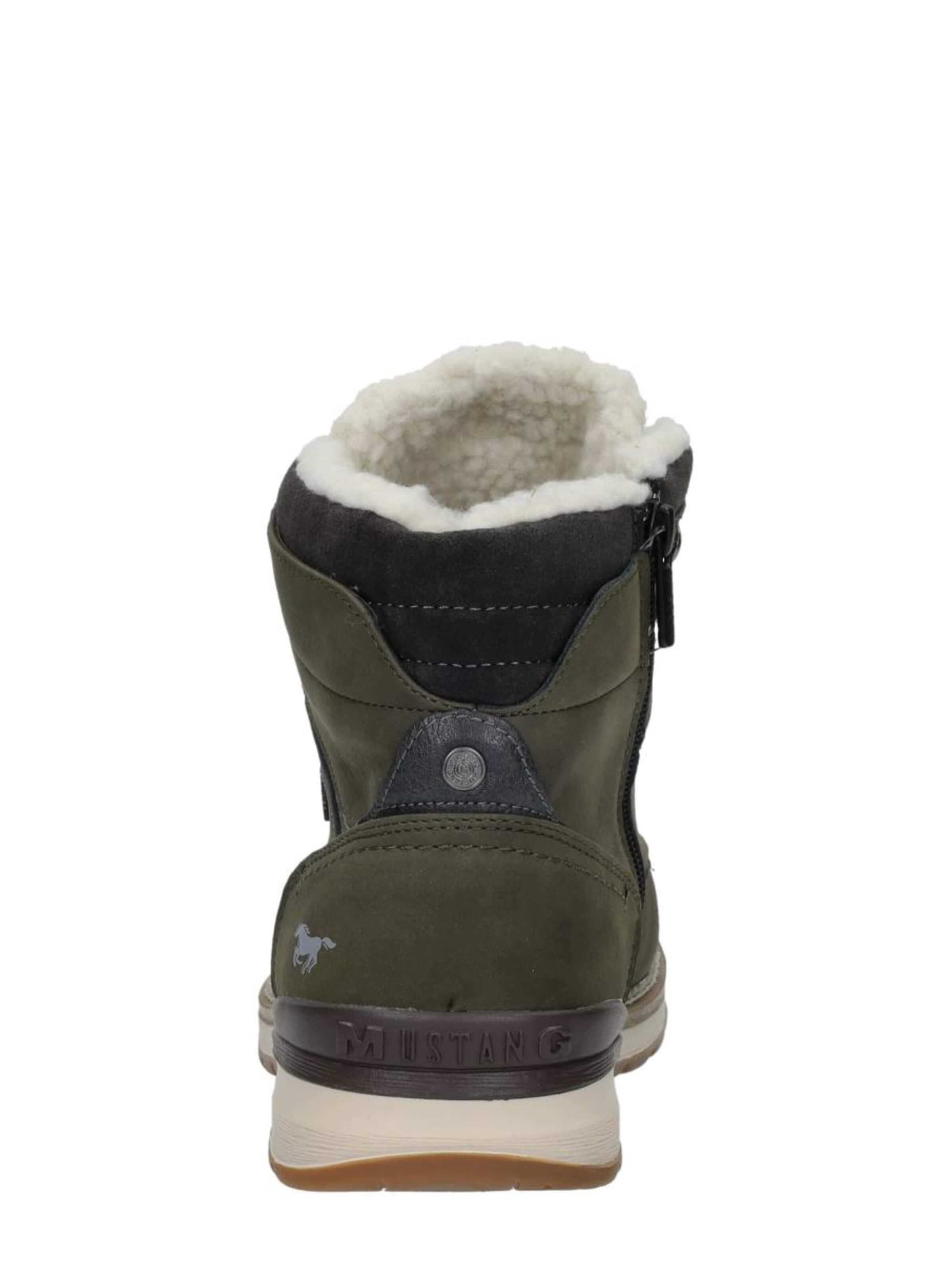Bottes à lacets 'Veterschoenen Hoog' MUSTANG en vert