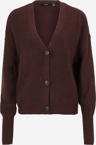 Vero Moda Tall Knit Cardigan 'LEA' in Brown: front