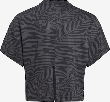 ADIDAS PERFORMANCE Funksjonsskjorte 'Aeroready Print' i grå