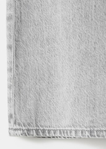 MANGO TEEN Wide leg Jeans 'Soft' in Grey