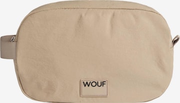 Wouf Toiletry Bag 'Down Town' in Beige: front