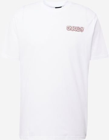 OAKLEY - Camisa 'DIG' em branco: frente