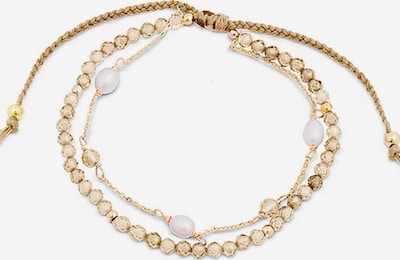 Luxenter Bracelet 'Athat' en 16 cm en champagne, Vue avec produit