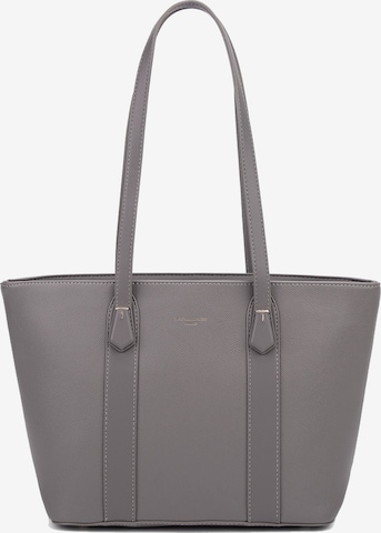 Borsa a spalla 'Borsa a Spalla Donna Vegan Leather 36x23 cm - Chiusura Zip' di David Jones in grigio: frontale