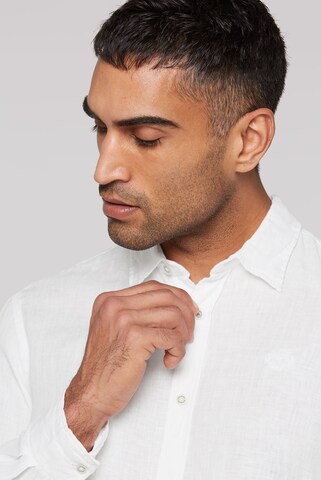 CMPD Slim fit Button Up Shirt in White