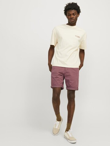 JACK & JONES Regular Shorts 'BOWIE' in Pink