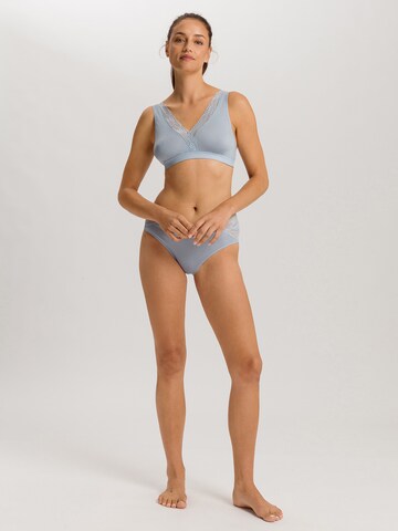 Hanro Midislip ' Cotton Delight ' in Blau