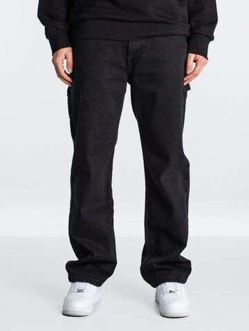 Pegador Regular Jeans 'Drato' in Black: front