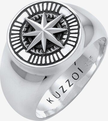 KUZZOI Ring i silver: framsida