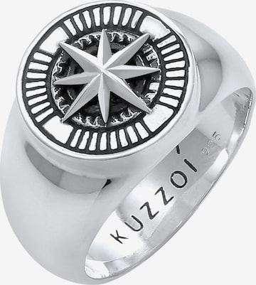 KUZZOI Ring in Zilver: voorkant