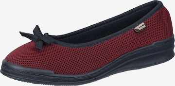 Manitu-Home Slippers in Red: front