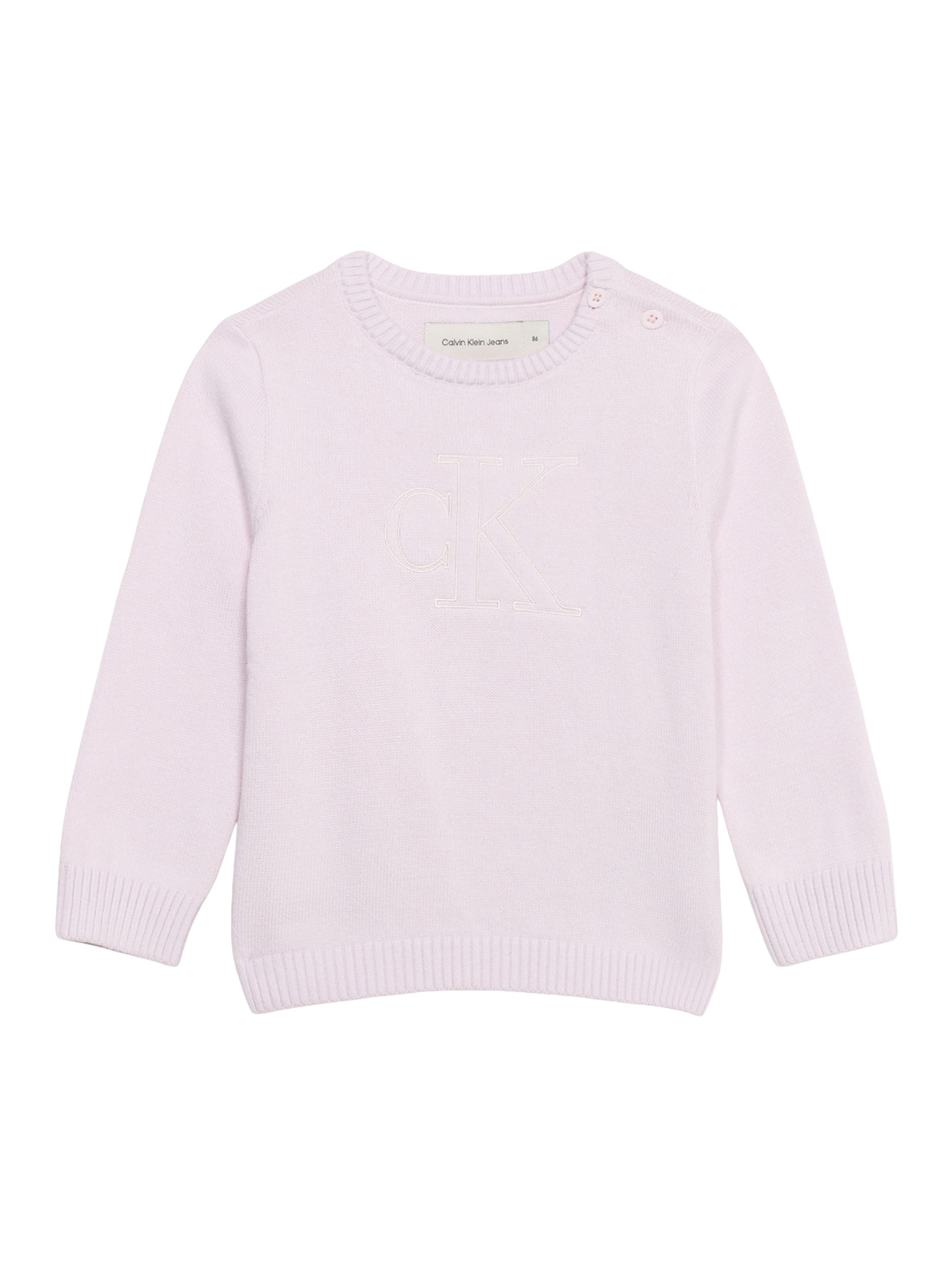 Calvin Klein Jeans - Pullover em roxo: frente