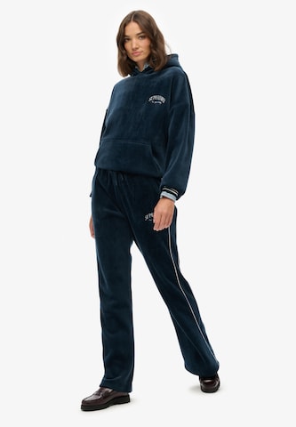 évasé Pantalon 'Country Club' Superdry en bleu