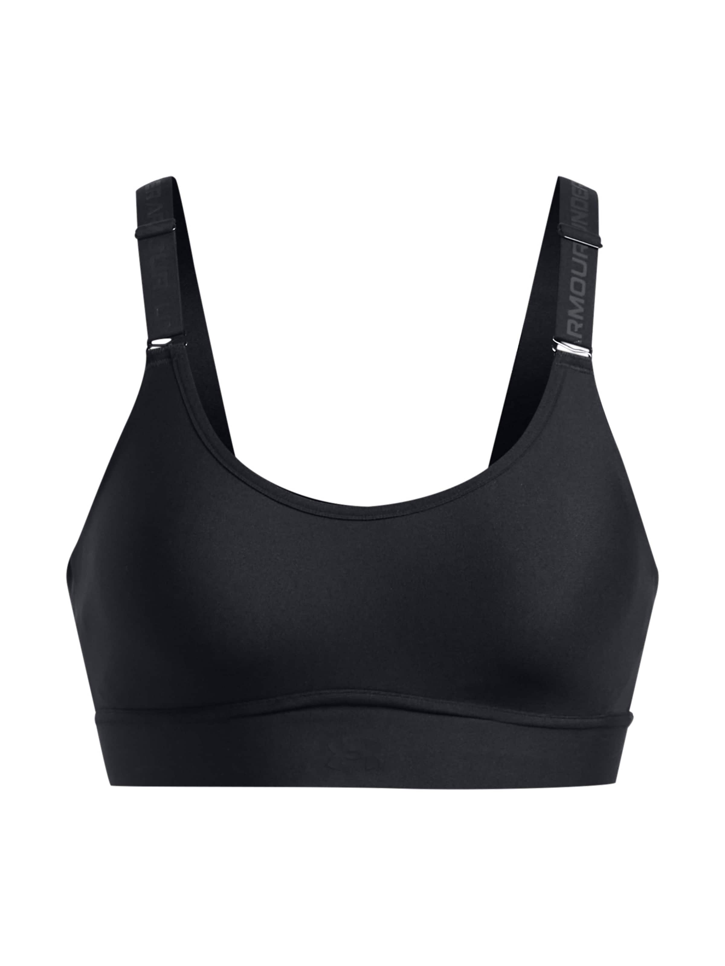 UNDER ARMOUR Bustier Sport bh 'Infinity 2.0' in Zwart: voorkant