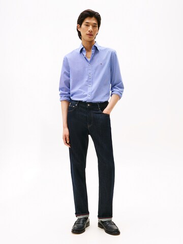Coupe regular Chemise 'FLEX' TOMMY HILFIGER en bleu