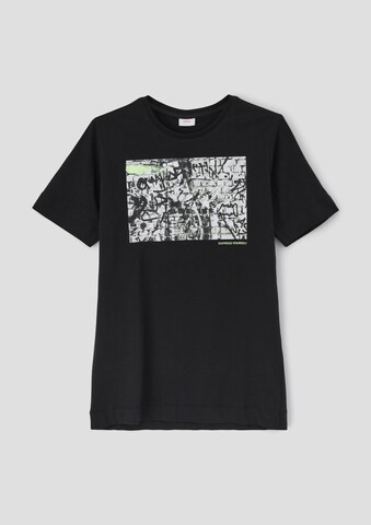 s.Oliver T-Shirt in Schwarz