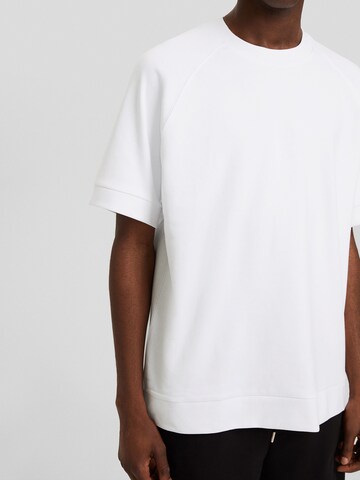 T-Shirt Bershka en blanc