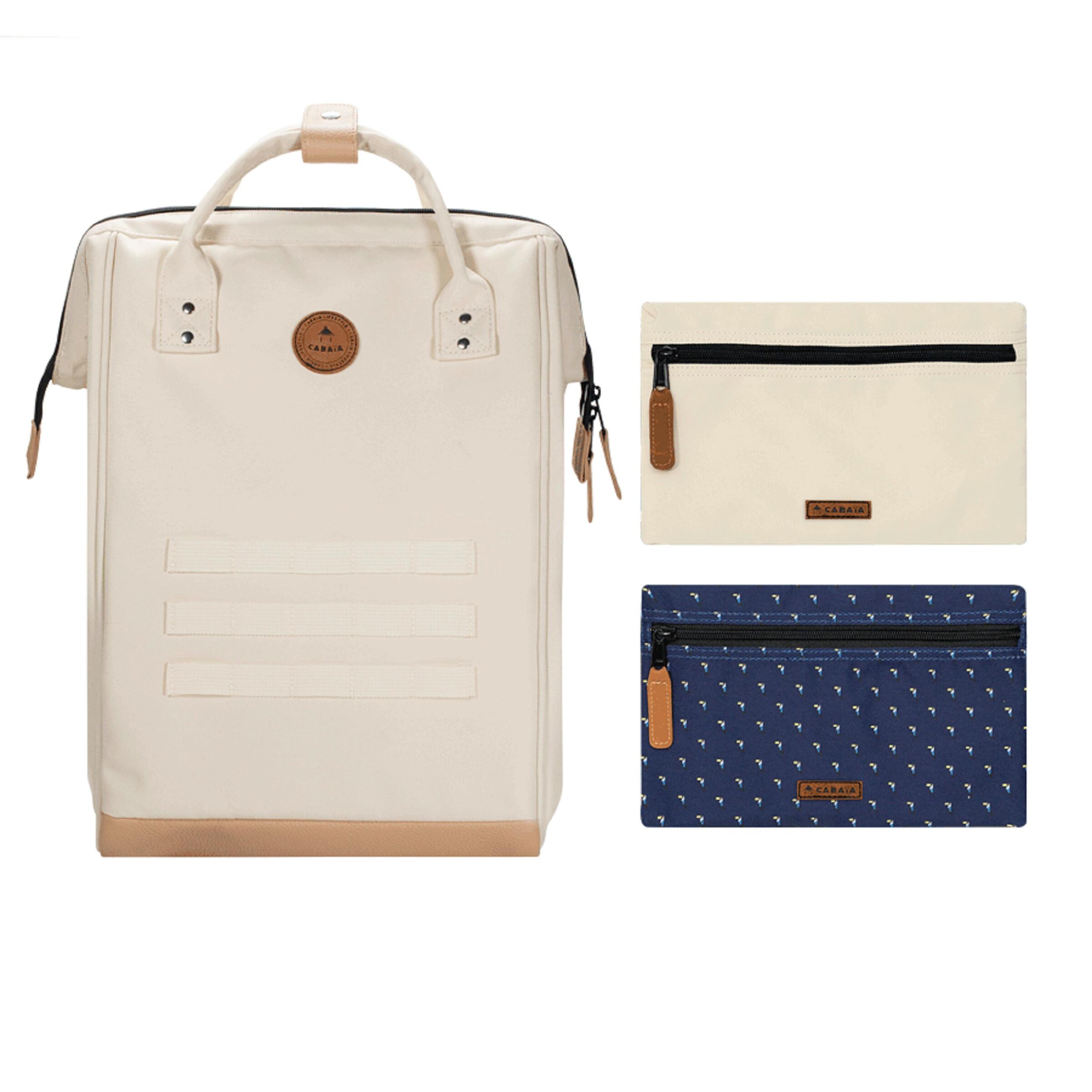 Cabaia Rucksack in Beige: Vorderseite