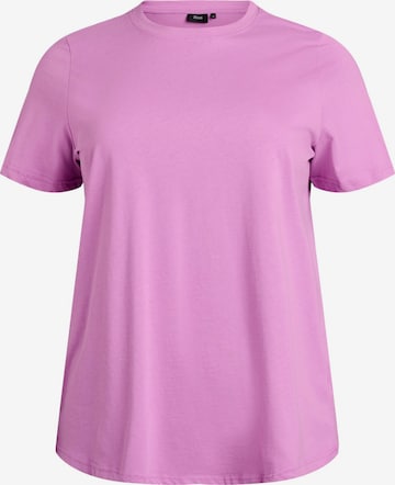 purpurinė Zizzi Marškinėliai 'Charlin': priekis
