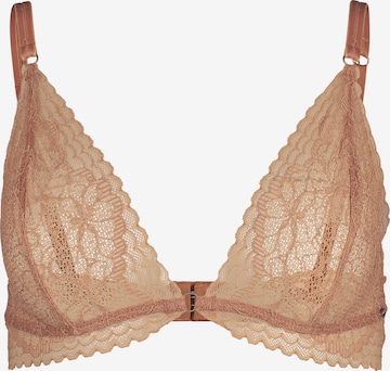 Skiny Triangle Bra in Pink: front