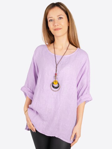 Seasons of April Blouse 'Lina' in Lila: voorkant