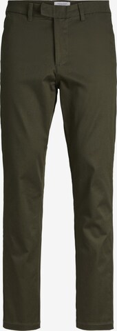 JACK & JONES Chino Pants in Green: front