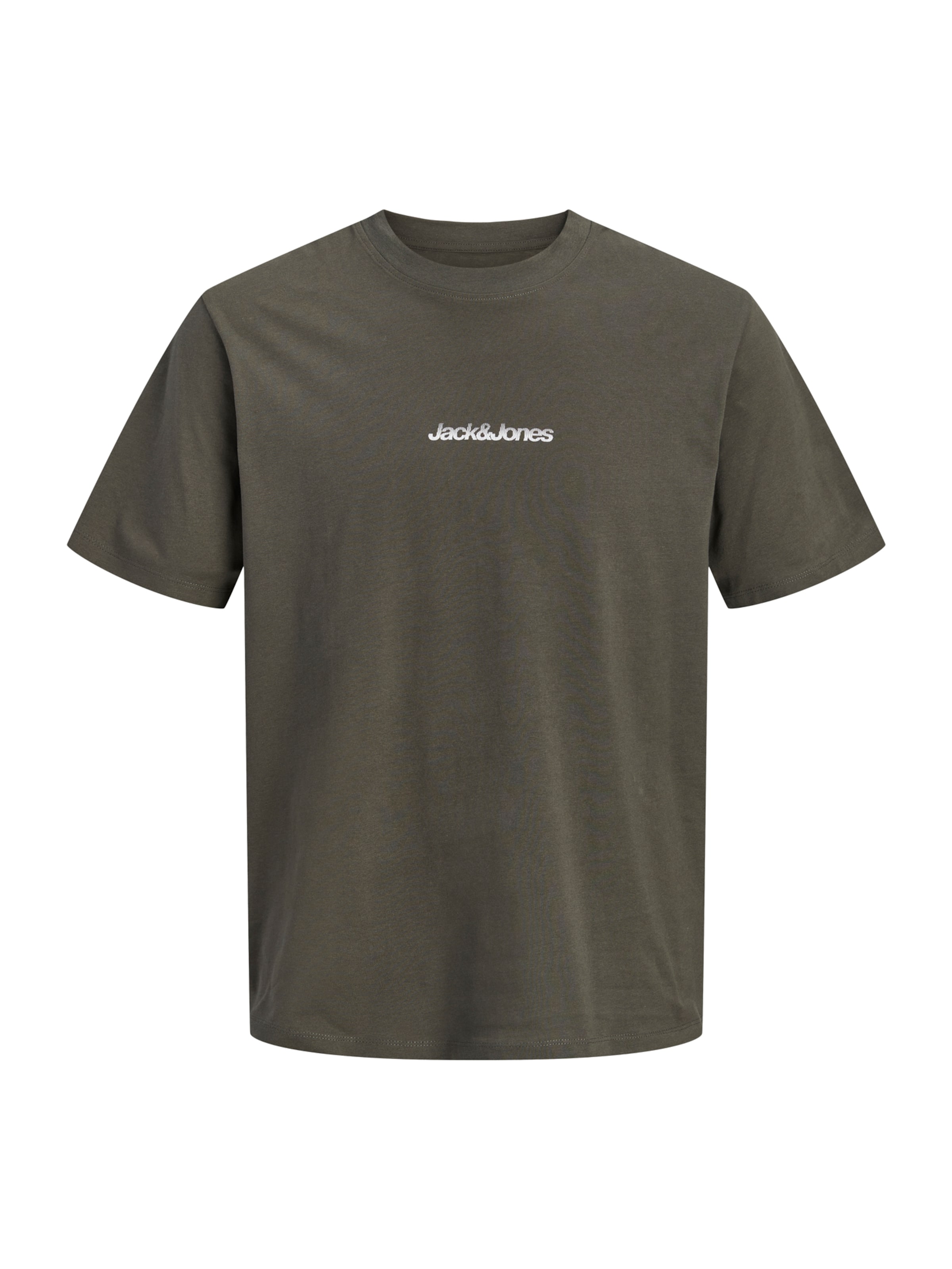 Jack & Jones Plus Футболка 'JCOECHO' в Коричневый: спереди