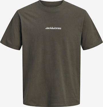 Jack & Jones Plus Bluser & t-shirts 'JCOECHO' i brun: forside