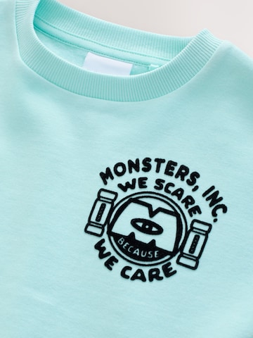 Next Sweatshirt 'Monsters Inc Crew' in Blau