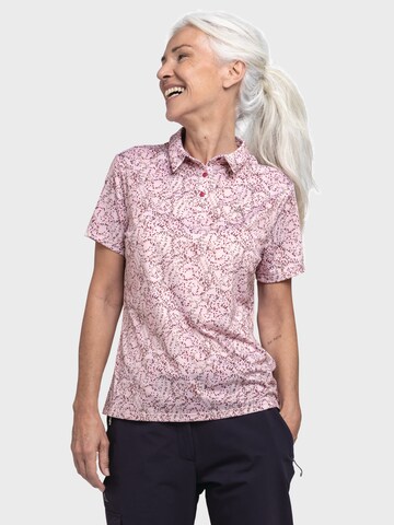 T-shirt fonctionnel ' Hiking Polo Shirt Style Todra WMS ' Schöffel en rose : devant