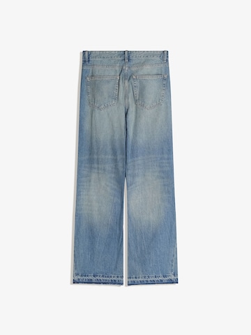 Bershka Regularen Kavbojke | modra barva