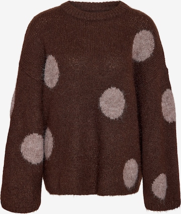 Pullover 'SUTTON ' di Noisy may in marrone: frontale