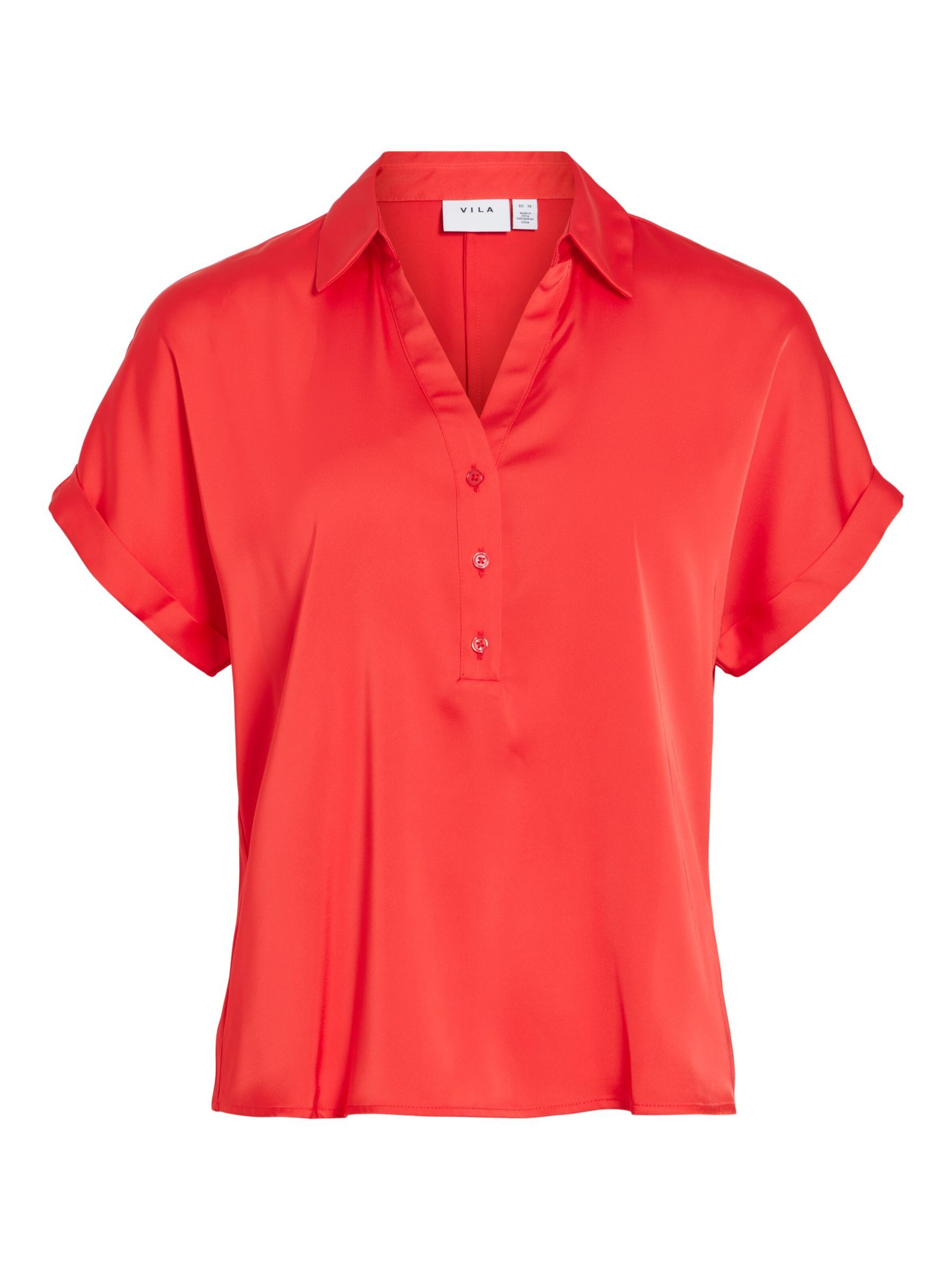VILA Blouse 'VIEnna Ravenna' in Red: front