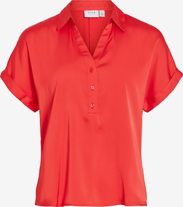 VILA Bluse 'VIEnna Ravenna' in Rot: Vorderseite