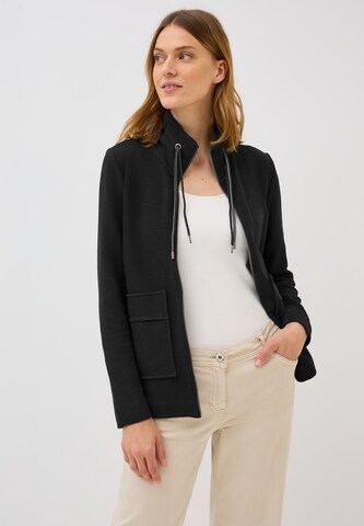 CECIL Knit Cardigan in Black: front