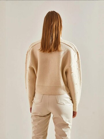 Cardigan 'Strickjacken' Bianco Lucci en beige
