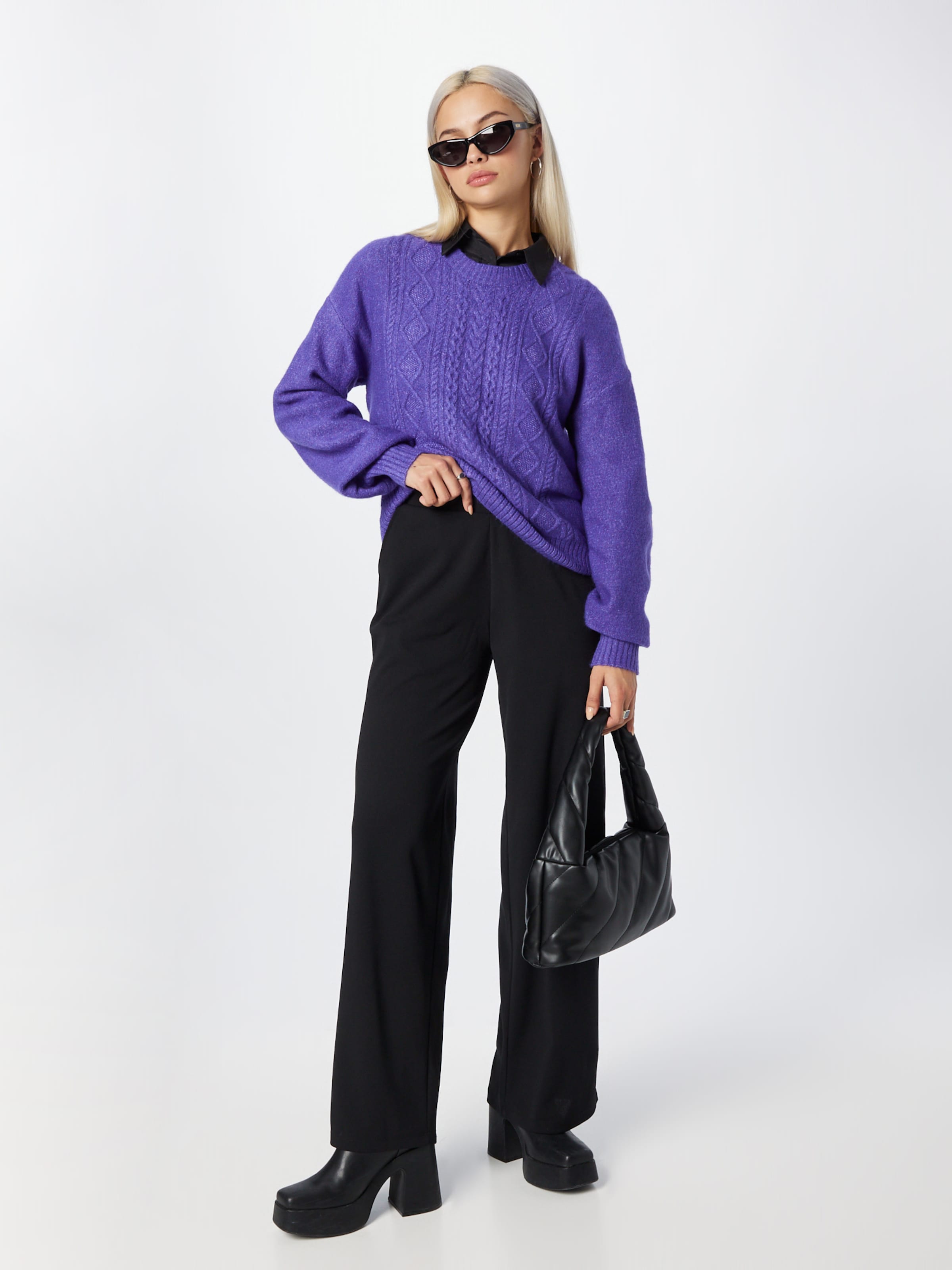 GAP Sweater in Dark Purple ABOUT YOU