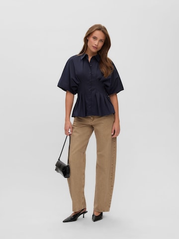 VERO MODA Bluse 'VMEMILIE' i blå