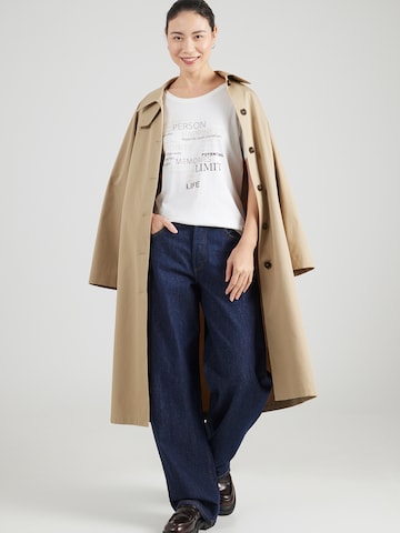 balts monari T-Krekls: no priekšpuses